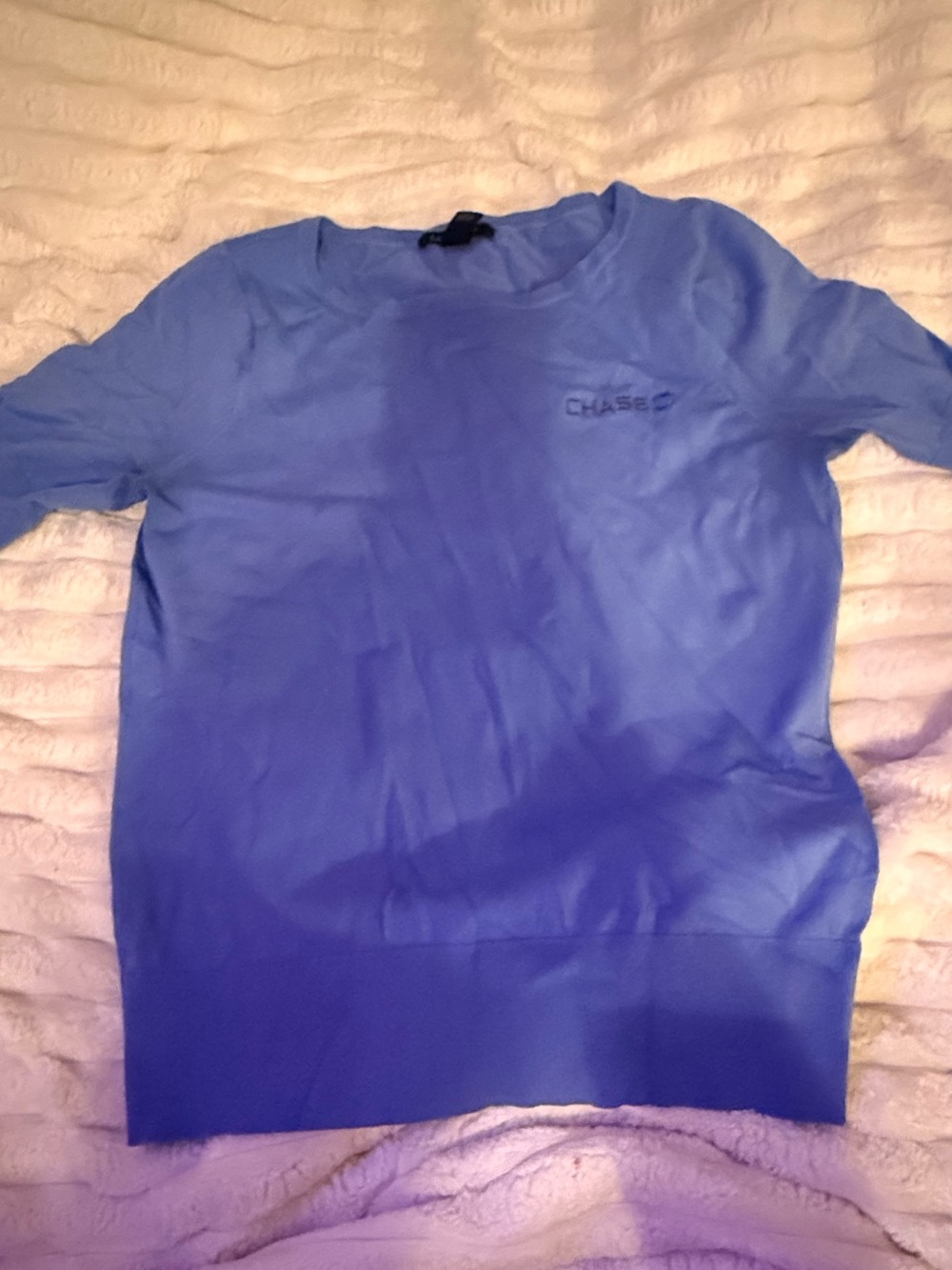 Chase Bank Short Sleeve Sweater